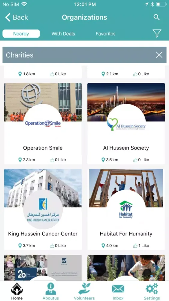 Zrzuty ekranu Helping Hand Charity