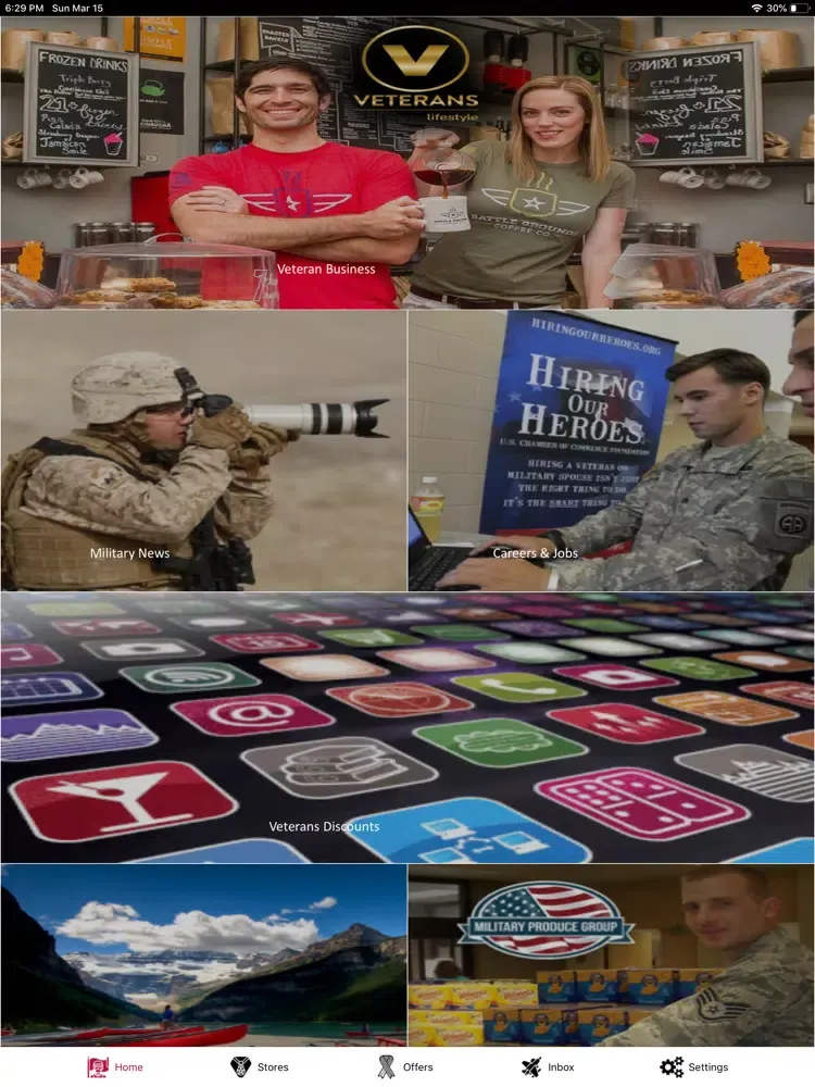 Veterans Lifestyle iPad 应用截图
