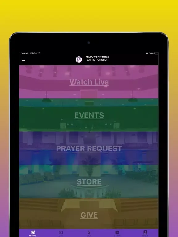 تصاویر FBBC Warner Robins iPad 
