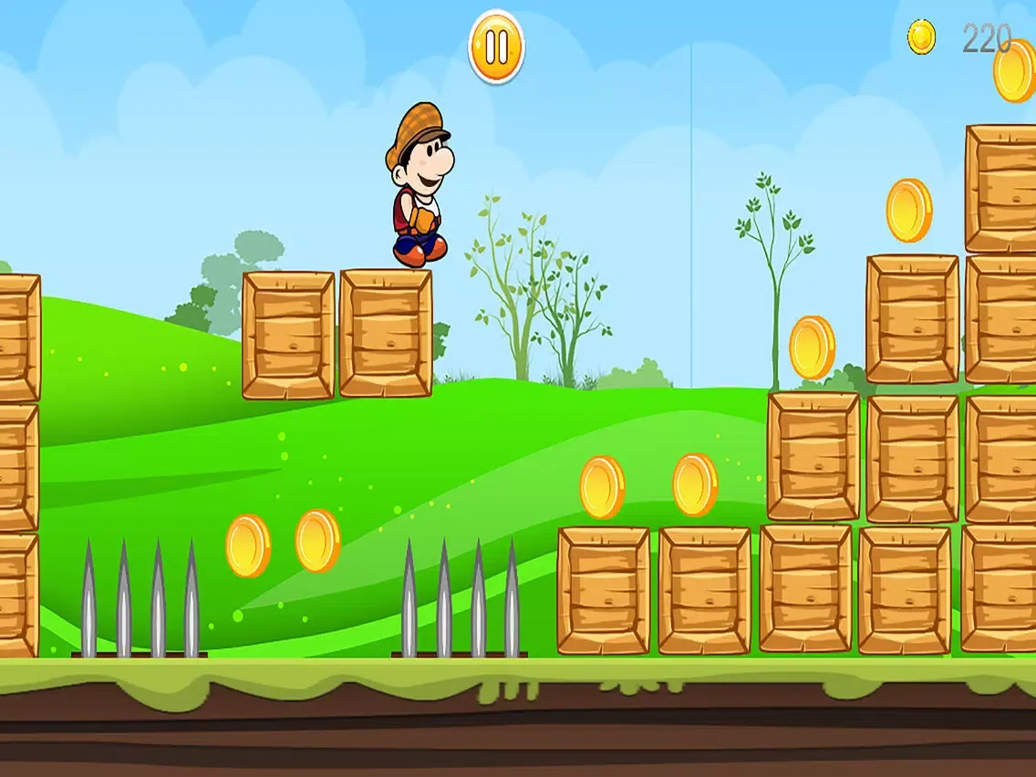 ภาพหน้าจอของ Jungle King Castle Run iPad 