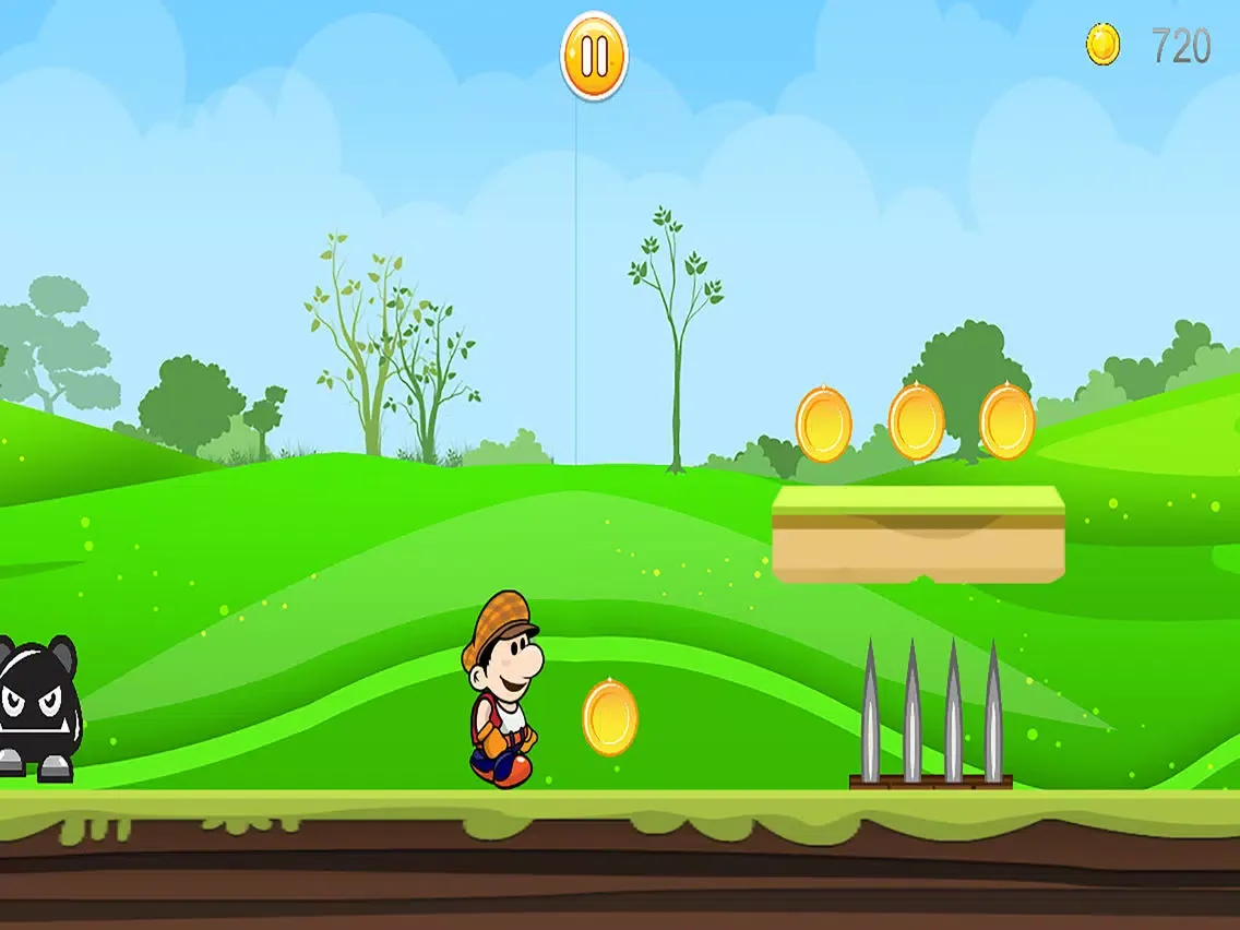 ภาพหน้าจอของ Jungle King Castle Run iPad 