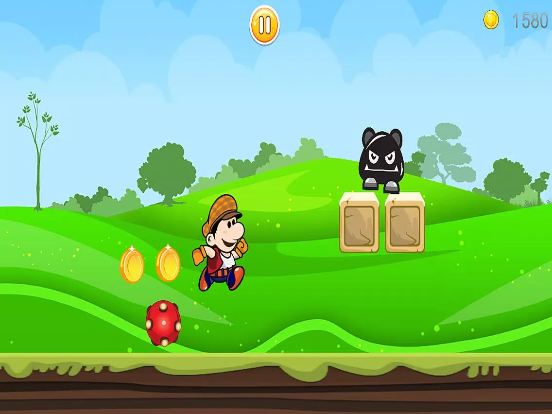 ภาพหน้าจอของ Jungle King Castle Run iPad 