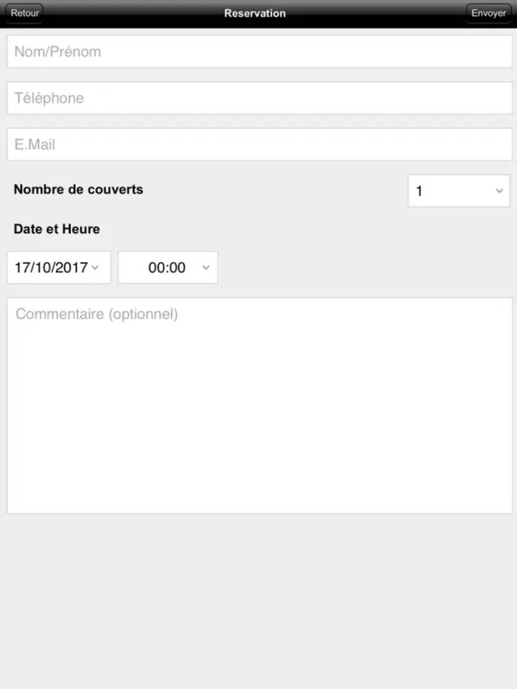 Pâtes Minute Metz iPad 应用截图