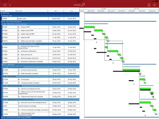 xPect Schedule View Basic iPad  स्क्रीनशॉट