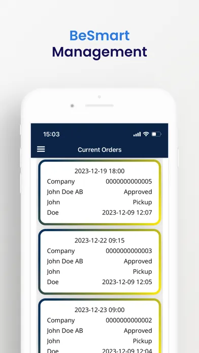BeSmart Management Screenshots