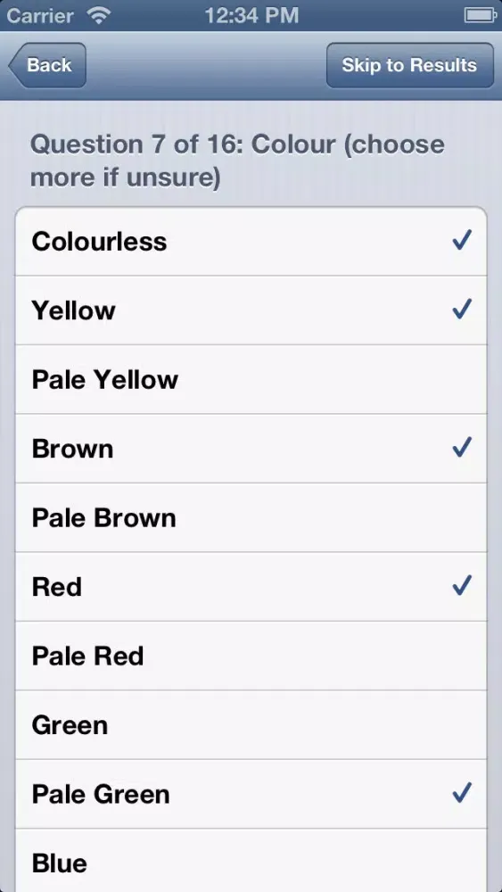 Screenshot di Mineral Identifier