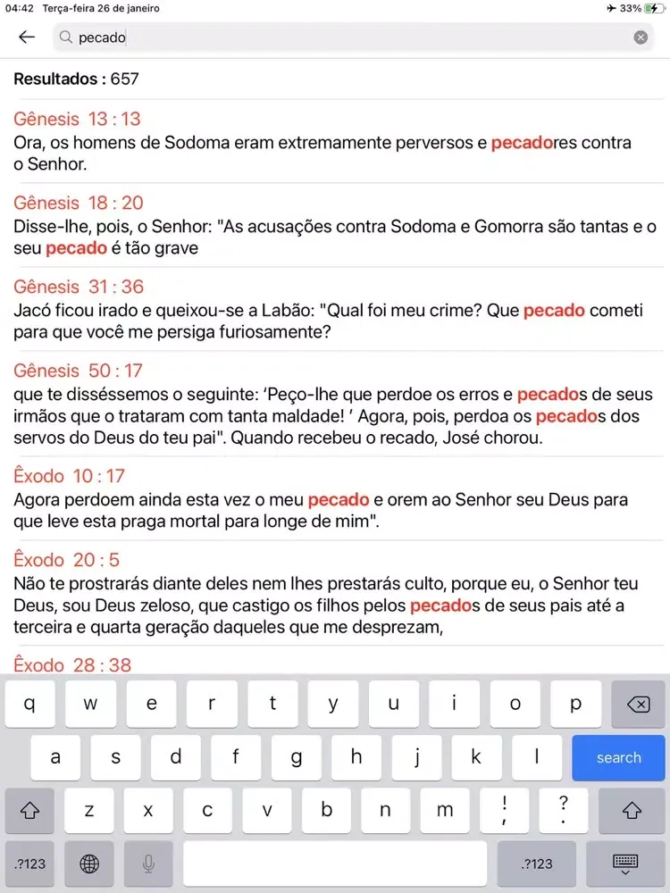 Screenshot di Biblia Sagrada ™ iPad 