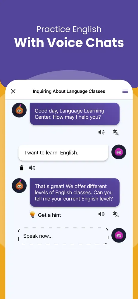 Benative.ai: Speak English 스크린샷