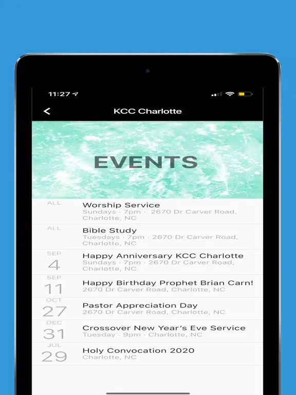 Kingdom City Church App iPad  سکرین شاٹس