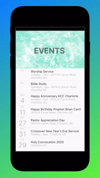 Kingdom City Church App سکرین شاٹس