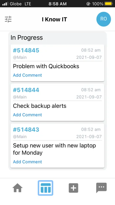 Tangkapan skrin SmartDesk 365