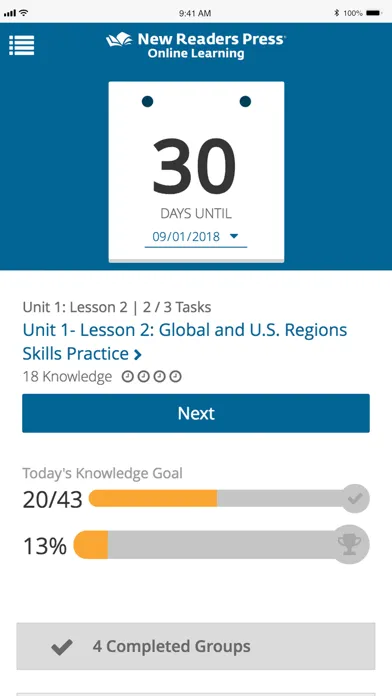 ภาพหน้าจอของ Adult Learning and Test Prep