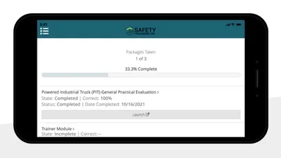 Capturas de pantalla de Safety Provisions - Training