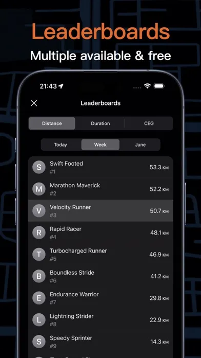 Tangkapan skrin Speedometer GPS Running Track