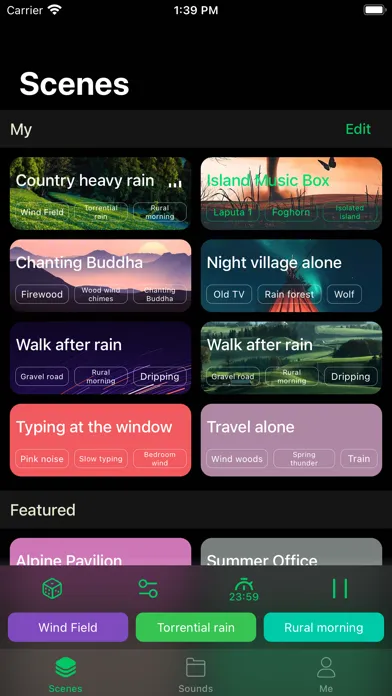Capturas de pantalla de Sleep Sounds: Relax & Focus