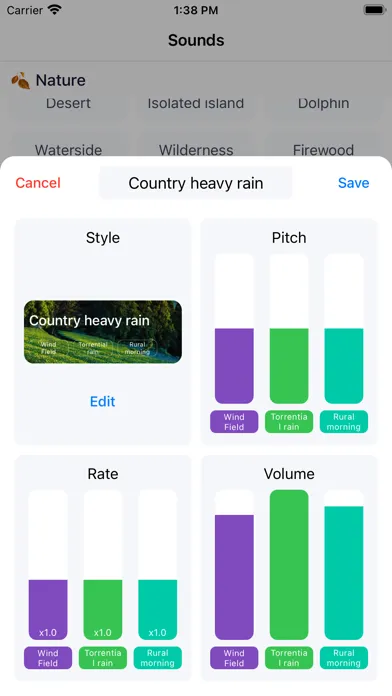 Capturas de pantalla de Sleep Sounds: Relax & Focus