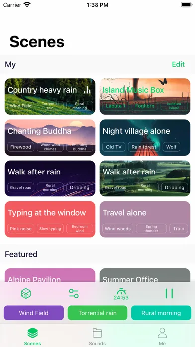Capturas de pantalla de Sleep Sounds: Relax & Focus