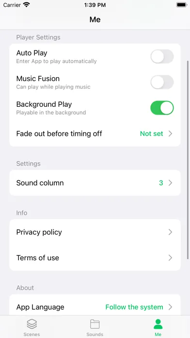 Capturas de pantalla de Sleep Sounds: Relax & Focus