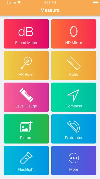 تصاویر AR Ruler HD Mirror Flashlight