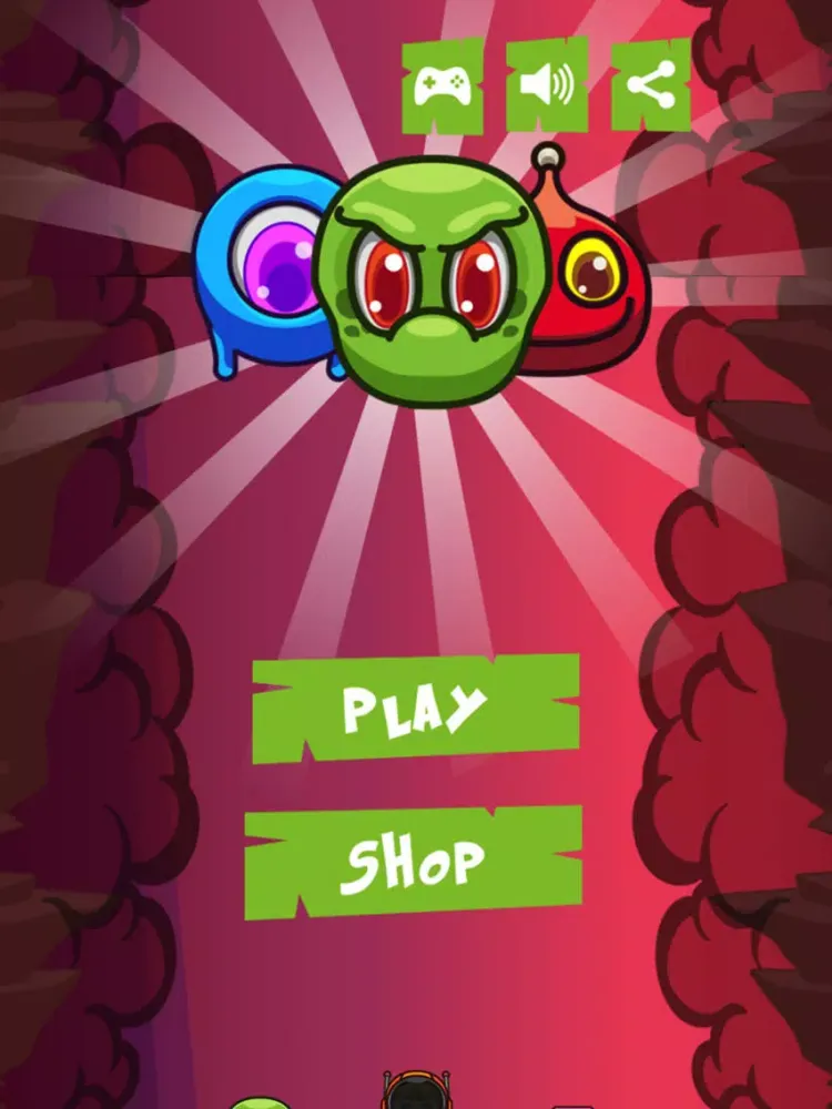 jelly face jump , super adventure iPad  스크린샷