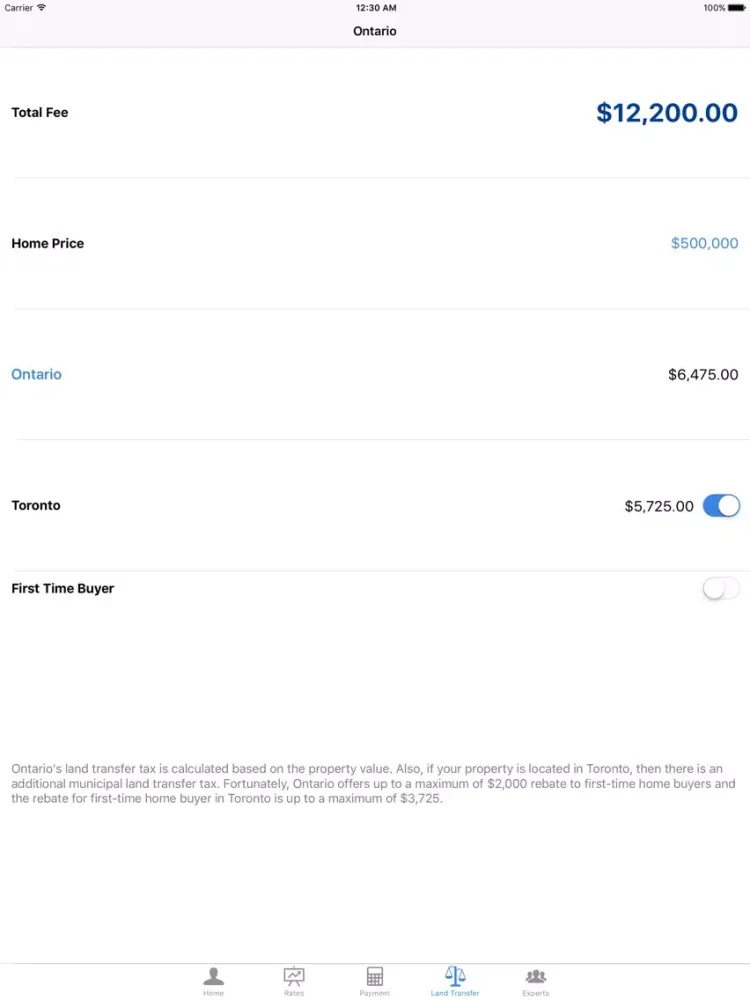 Darren Robinson Mortgage iPad 應用截圖