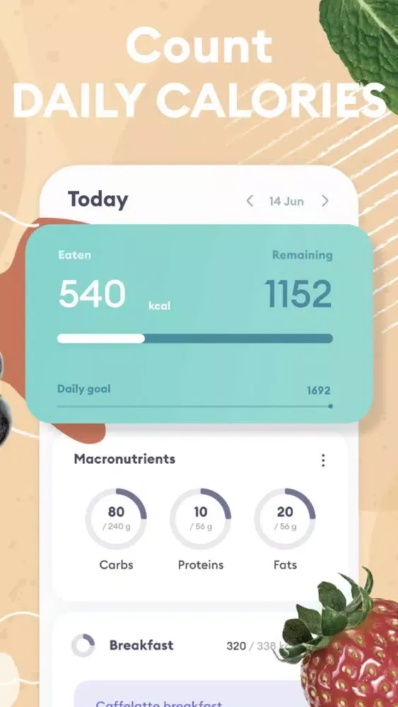 Berry: Calorie Counter & Diet スクリーンショット