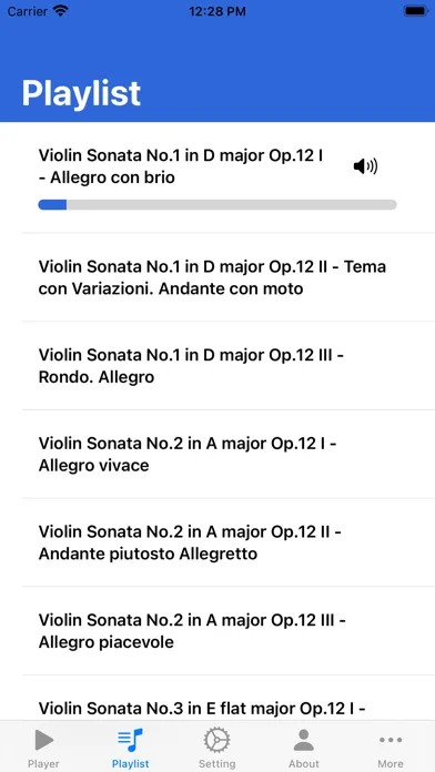 Screenshot di Beethoven Violin Sonata