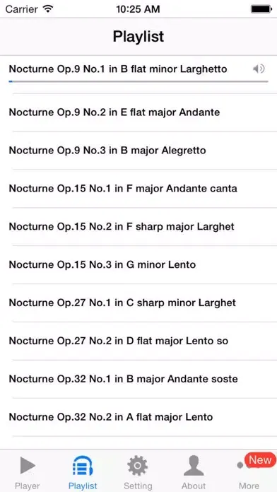 Chopin Nocturn 스크린샷