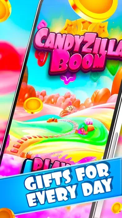 ภาพหน้าจอของ CandyZilla Boom