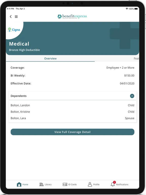 Benefitexpressway iPad  Screenshots
