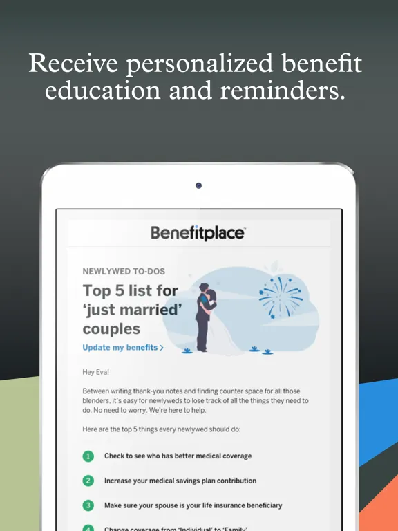 Capturas de pantalla de Benefitplace iPad 