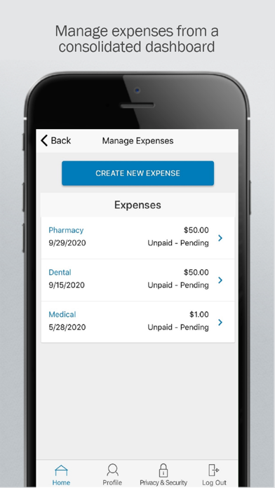 Capturas de pantalla de Benefitfocus Health Accounts