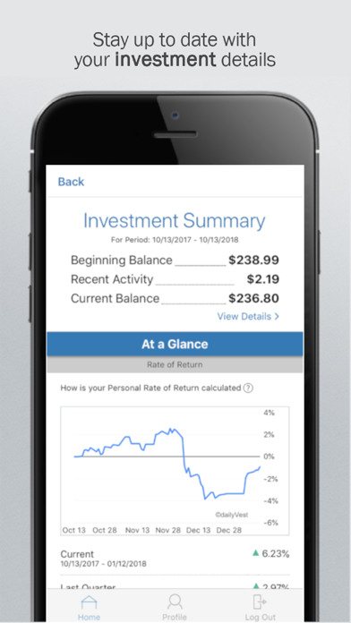 Capturas de pantalla de Benefitfocus Health Accounts