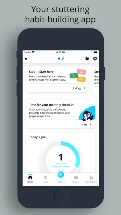 BeneTalk: Stuttering Coach Screenshots