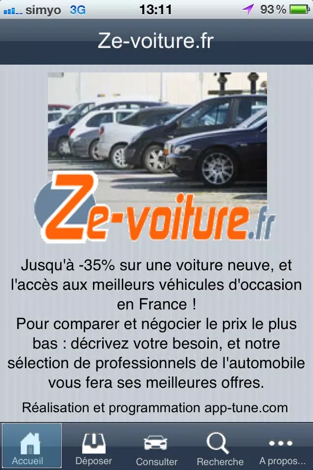 Capturas de pantalla de Ze-voiture.fr