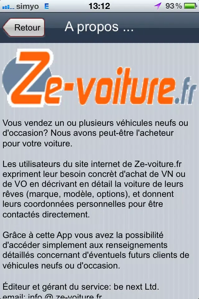 Capturas de pantalla de Ze-voiture.fr