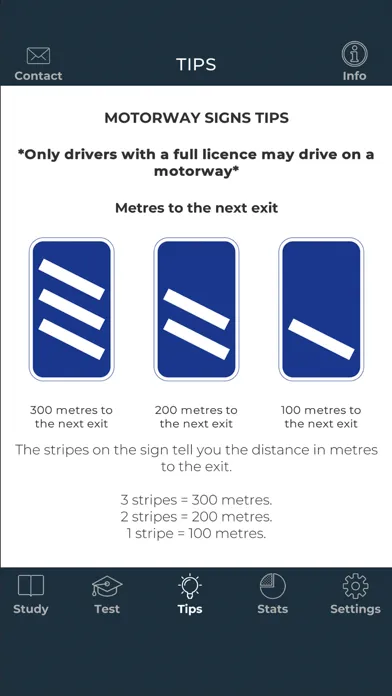 Tangkapan skrin Irish Driver Theory Test