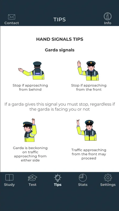 Tangkapan skrin Irish Driver Theory Test