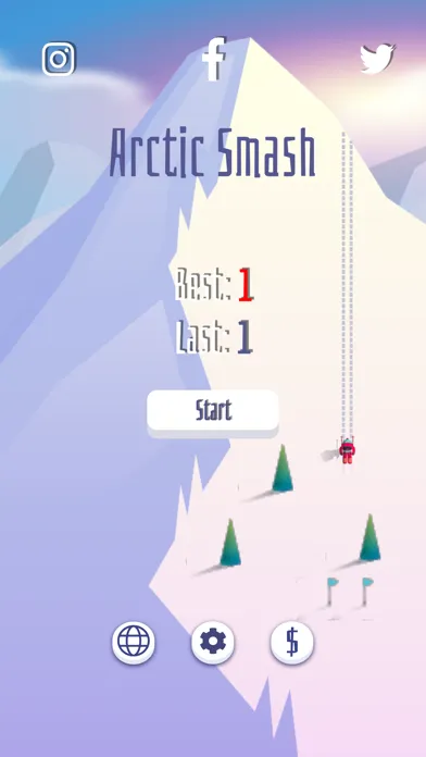 Arctic Smash - Endless Slopes স্ক্রিনশট