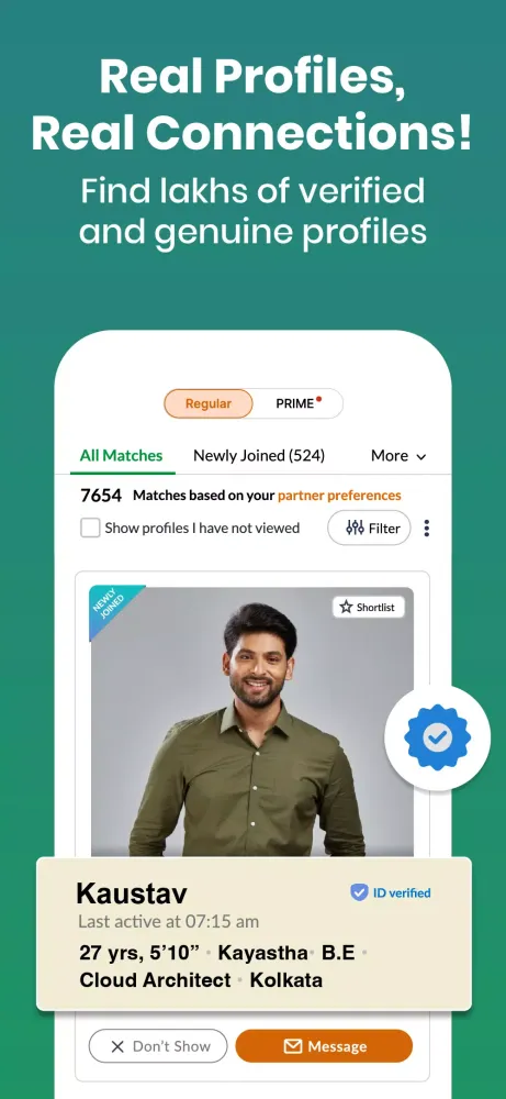 Скриншоты Bengali Matrimony® -Shaadi App