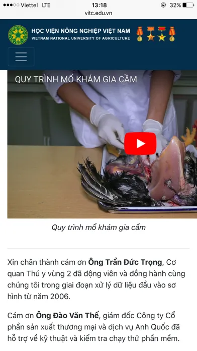 Tangkapan layar Chan doan benh ga 2018