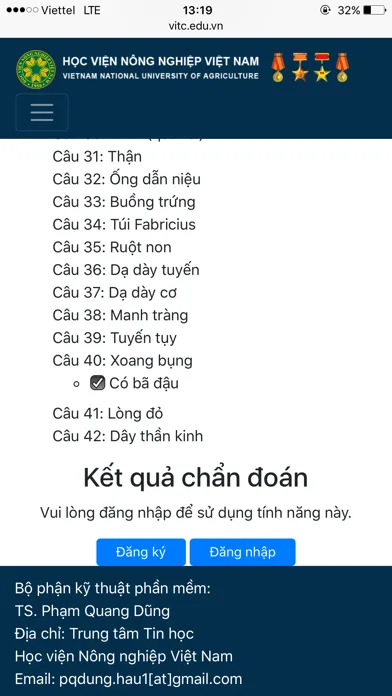 Tangkapan layar Chan doan benh ga 2018