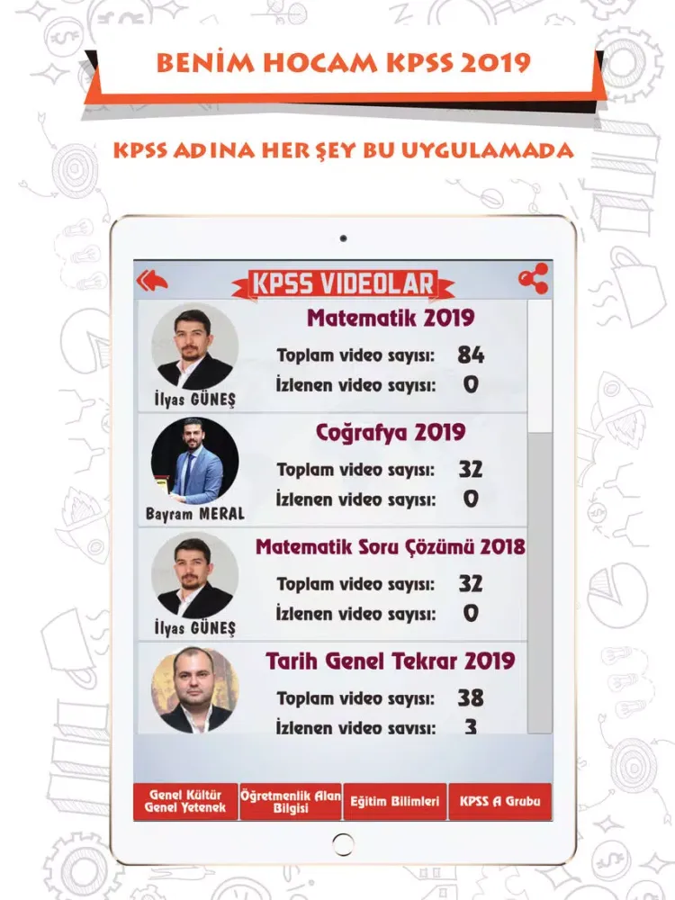 Benim Hocam KPSS 2019 iPad  سکرین شاٹس