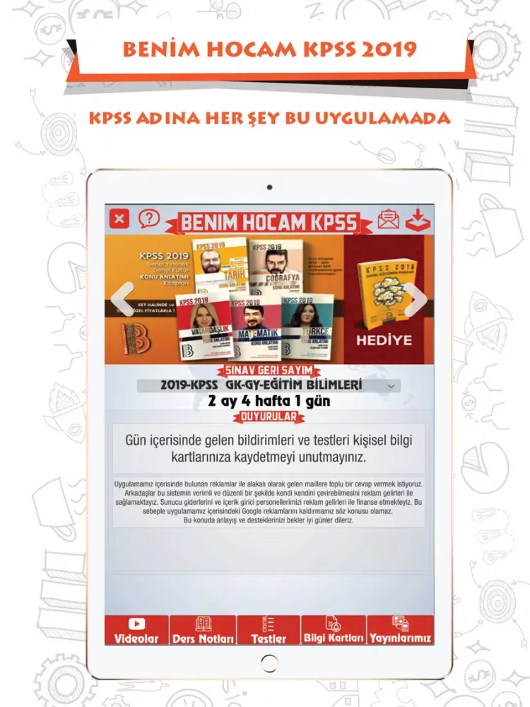 Benim Hocam KPSS 2019 iPad  سکرین شاٹس
