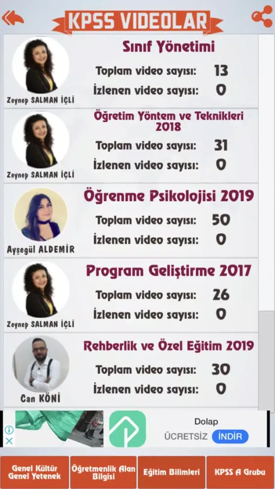 Benim Hocam KPSS 2019 سکرین شاٹس