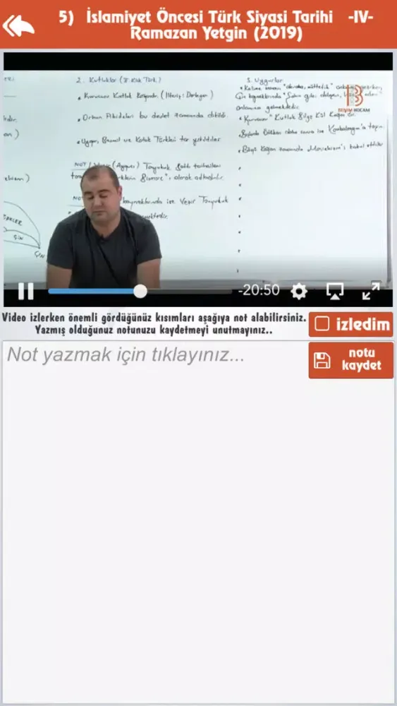 Benim Hocam KPSS 2019 سکرین شاٹس