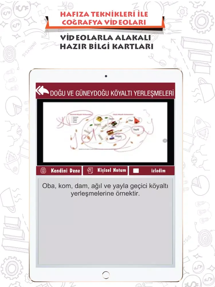 2020 HafızaTeknikleri Coğrafya iPad  স্ক্রিনশট