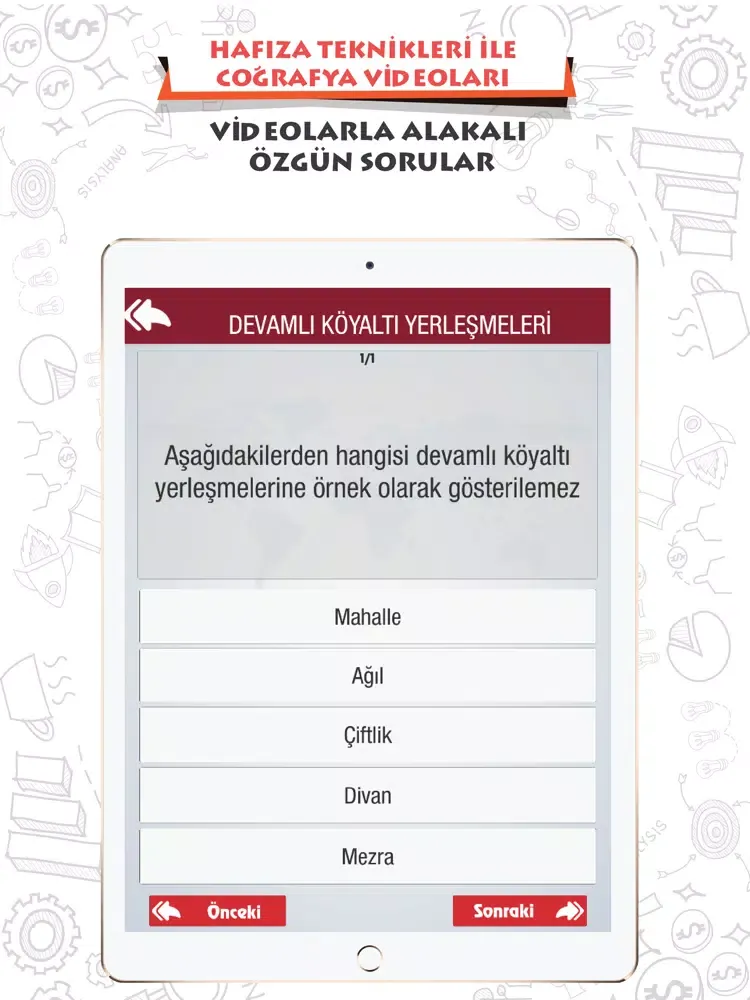 2020 HafızaTeknikleri Coğrafya iPad  স্ক্রিনশট