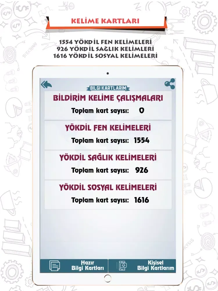 Ảnh chụp màn hình của BenimHocam YDS-YÖKDİL-YDT 2020 iPad 
