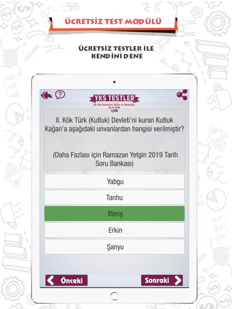 Benim Hocam YKS 2020 iPad  스크린샷